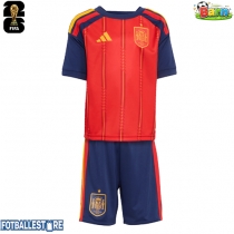 Spania Hjemmedraktsett Barn VM 2026 Kortermet (+ Korte bukser)